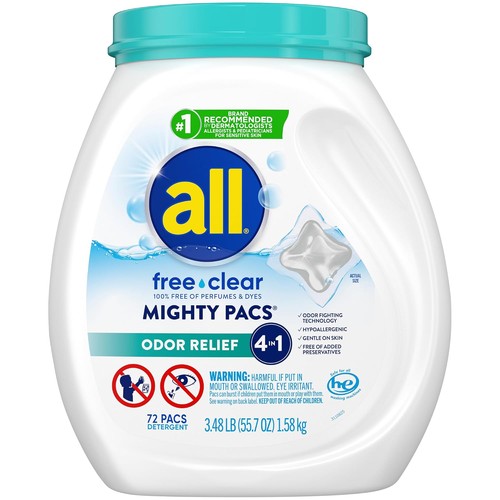 All laundry detergent - pacs, for