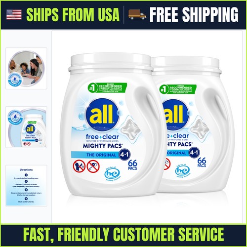 Laundry detergent pacs for - laundry,